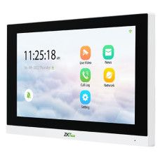 Monitor de Vídeo IP inteligente para Video Portero Linea Speedface 2MP/Linux/SIP/PoE ZK-VT07-B01-W - ZKTeco