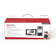 KIT IP Video Portero Wifi IP65 IK08 Visualización Celular - Hikvision