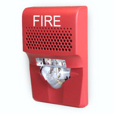 Sirena Con Luz Estroboscopica Rojo Leyenda Fire Modelo Eg1avrf - EDWARDS Sirena Con Luz Estroboscopica Rojo Leyenda Fire Modelo Eg1avrf - EDWARDS
