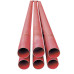 Cañería Pintada Roja ASTM A53 RANURADA 4" 40 Cañería Pintada Roja ASTM A53 RANURADA 4" 40