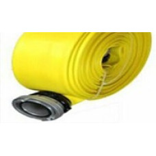 Manguera amarilla contra incendio DURABLE HOSE con uniones STORZ