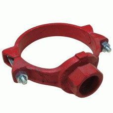 TEE MECANICA ROSCADA 4" X 1" UL FM