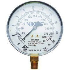 Manómetro sin glicerina UL/FM 0-300PSI 1/4