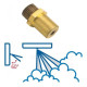 Boquilla Triple Para Foggy (Para Muro) - AVS ELECTRONICS Boquilla Triple Para Foggy (Para Muro) - AVS ELECTRONICS