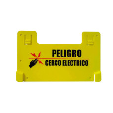 Letrero de Advertencia Cerco Eléctrico - DLUX