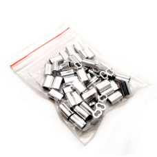 Bolsa 50 Un Casquillos Alum Para Piola 1,6Mm - Megacenter Bolsa 50 Un Casquillos Alum Para Piola 1,6Mm - Megacenter