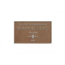 Vidrio de Repuesto para Pulsador de Emergencia IB-ER180 V Modelo IB-ER180 G - ZKTeco (empaque dañado)