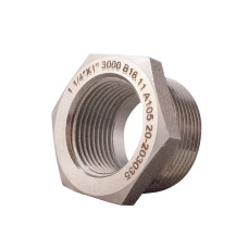 Válvula Industrial Fitting Bushing SBM-PTV A105 NPT 1 1/2X1/2 - YIN-PTV