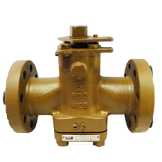 Válvula Industrial Cono Lubricado  WCB Flanges #600 2