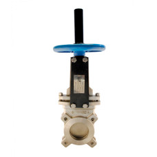 Válvula Industrial Guillotina  LUG Ss316/ss316/viton Volante 2