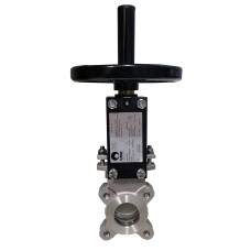 Válvula Industrial Guillotina  Serie A Ss316/3316/metal 2
