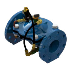 Válvula Industrial Solenoide 24Vac Ansi150 Tubing Plastico 2