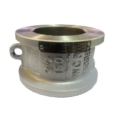 Válvula Industrial Duo Check Wafer Ptv WCB/ss316/viton #150 8 Válvula Industrial Duo Check Wafer Ptv WCB/ss316/viton #150 8