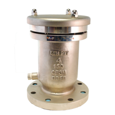 Válvula Ventosa Omega SS316L/316l/Viton Flange ANSI 150 2 1/2 Válvula Ventosa Omega SS316L/316l/Viton Flange ANSI 150 2 1/2