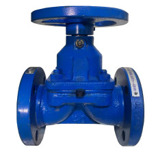 Válvula Industrial DIafragma Wt Dalsons Ci Ebonita /Goma Flange 4