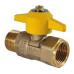 Válvula de Gas Manilla Corta H/HE 3/4" Amarillo
