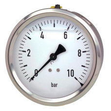 MANÓMETRO AXIAL C/GLICERINA 63MM - 0 A 16 BAR