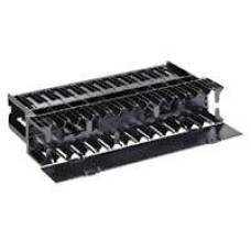 Administrador horizontal de un solo lado NetManager 1RU 37 pulg. de profundidad Administrador horizontal de un solo lado NetManager 1RU 37 pulg. de profundidad