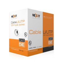 Caja de Cable UTP Cat5e 4P 25AWG CM 305mts BL AB355NXT32 - Nexxt Solutions Infrastructure