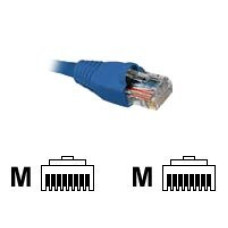 Nexxt Patch Cord UTP Cat5E 1mt AZUL CM - Nexxt Solutions Infrastructure