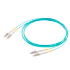 Cordon duplex conectorizado OM3 LC - UPC - LCUPC 2.5m COG Acqua A - B - Furukawa