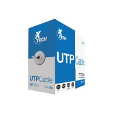 CAJA CABLE UTP CATEGORiA 5E GRiS DE 305 MTS ALEACION - Xtech