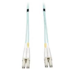 Cable Patch de Fibra Dplex Multimodo 50 - 125 OM3 LSZH de 10Gb LC - LC de 1M 3 pies Aguamarin - Tripplite