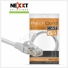 Patch Cords Cat 6A S/FTP 3mts LSZH Gris NAB-PCS6A10GR - Nexxt Solutions Infrastructure