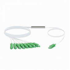 Divisor PLC P/GPON 1X8 SC/APC 3mts 150+150cm 0,9mm 126 UF-SPLITTER-8 - UBIQUITI