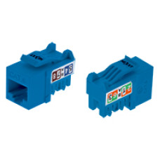 Nexxt Cat6 Unshielded Keystone Jack 110 Type BL - Nexxt Solutions Infrastructure Nexxt Cat6 Unshielded Keystone Jack 110 Type BL - Nexxt Solutions Infrastructure