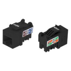 NEXXT Keystone Jack Cat6 Sin Blindaje 110 Type NEGRO NEXXT Keystone Jack Cat6 Sin Blindaje 110 Type NEGRO