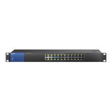 Linksys SWITCH LGS124P No Admin.24 puertos Gigabit (12 PoE)