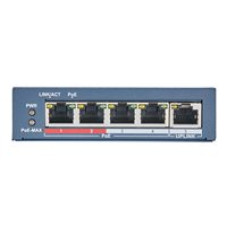 Hikvision Pro Series DS-3E0105P-EB Switch - unmanaged - 4 x 10/100 PoE+ + 1 x 10/100 uplink - deskto