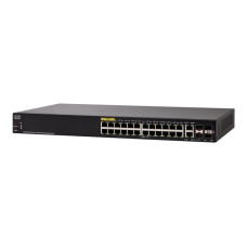 Switch Administrable 24 x 10/100 (PoE+) + 2 x 10/100/1000 + 2 x Gigabit SFP combinado SF350 - Cisco