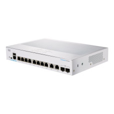 Switch Administrable CBS350 8 Puertos GE Ext PS 2x1G Combo CBS350-8T-E-2G-NA - Cisco