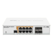 CRS112 - 8P - 4S - IN Router - Switch 8xGigE PoE + 4xSFP - Mikrotik