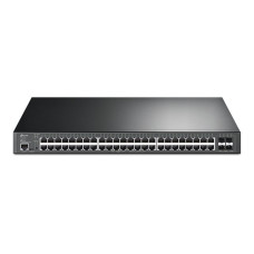 Switch Administrable JetStream 48 Puertos Gigabit  (con PoE+) y 4 Puertos 10GE SFP+ L2+ TL-SG3452XP - TP-Link