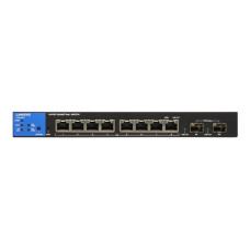 Switch PoE+ 8 Puertos + 2 x Gigabit SFP Administrable LGS310MPC - Linksys