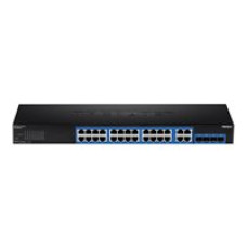 TRENDnet TEG 284WS Switch - smart - 24 x 10/100/1000 + 4 x combo Gigabit SFP - rack-mountable