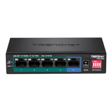 Switch 5 x Gigabit Ethernet PoE+ Rango Extendido - Trendnet