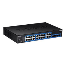 Switch TEG-204WS Administrable 16x10/100/1000 + 4xGigabit SFP combinado - Trendnet 