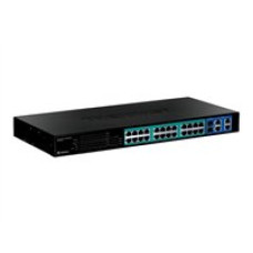 Switch admin. 20xFE PoE - 4xFE PoE+ - 2xGE 2xSFP - Trendnet