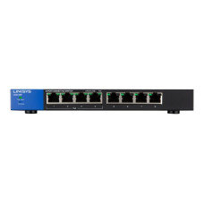 Linksys SWITCH LGS108P No Admin. 8 puertos Gigabit (4 PoE+)