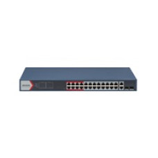 HIK Smart 24xPOE+ 100mbps 2x1000mbps 2xSFP 250mt. 370W