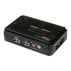 StarTech.com 2 Port USB VGA KVM Switch with Audio and Cables StarTech.com 2 Port USB VGA KVM Switch with Audio and Cables