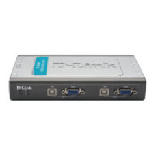 KVM 4 Ports VGA y USB Incluye 2 Cables - DLink