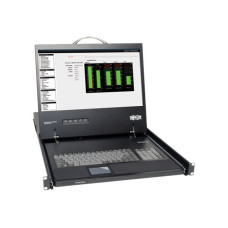 Consola 1U de Rack con LCD 19" conecta a KVM o Server - Tripplite