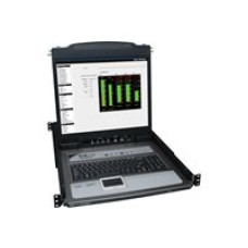 TRP KVM 8Port 1U Rack Consola LCD 19