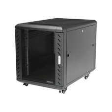 Gabinete Desarmado para Rack de Servidores de 12U y 36 Pulgadas con Ruedas RK1236BKF - StarTech.com