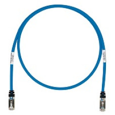 Panduit patch cord F/UTP Cat.6A LSZH 1.0mts azul blindado